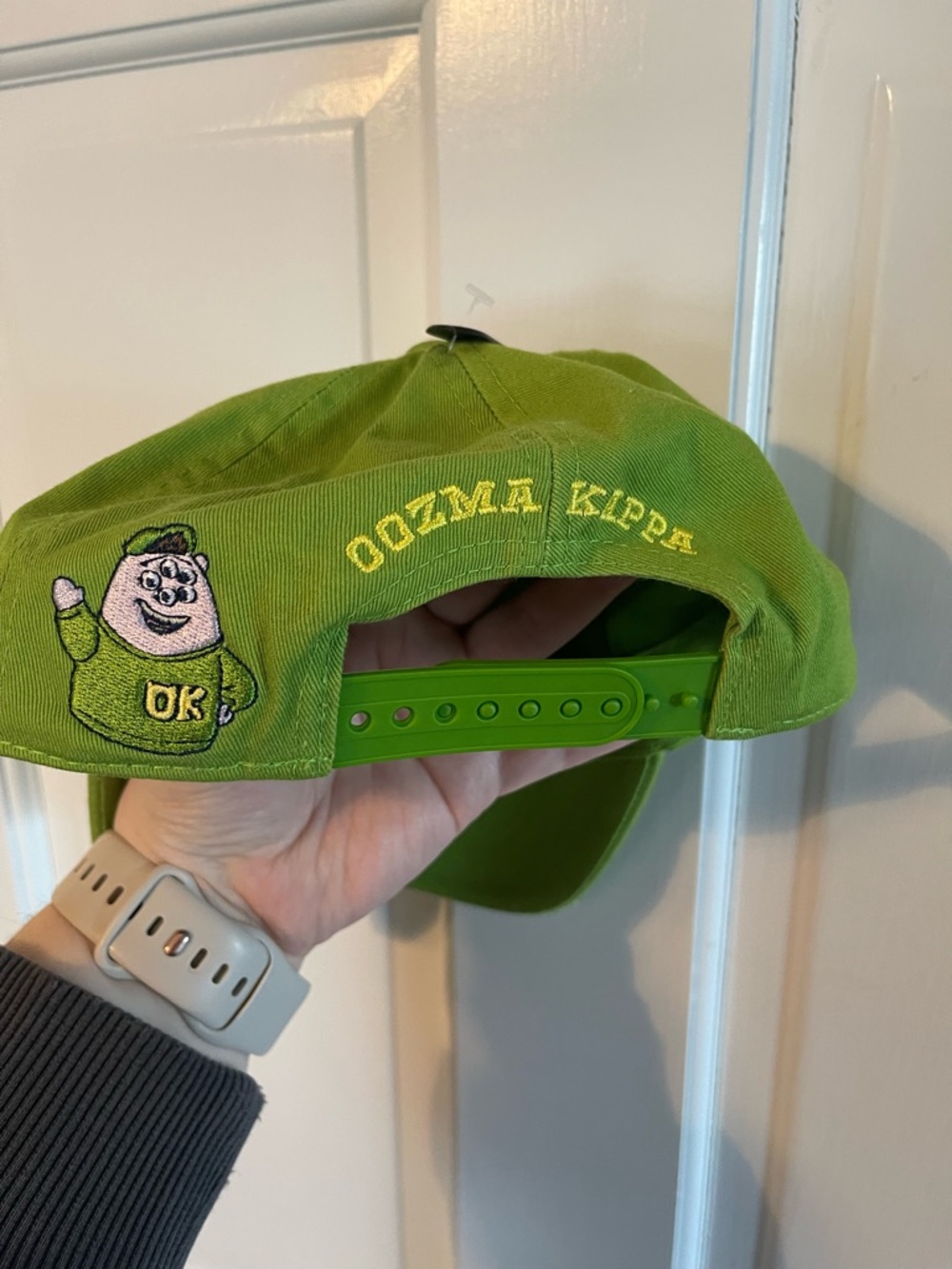 NWT Oozma Kappa Monsters University Green Baseball Hat - Picture 3 of 3